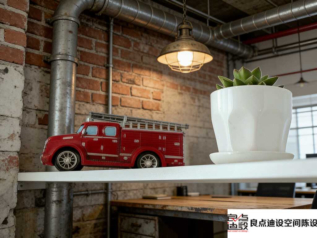 打工人都夸疯!这个工业风办公室装修软装设计太懂年轻人了🔥